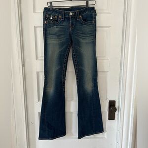 True Religion | Joey Flare Dark Wash Jeans
